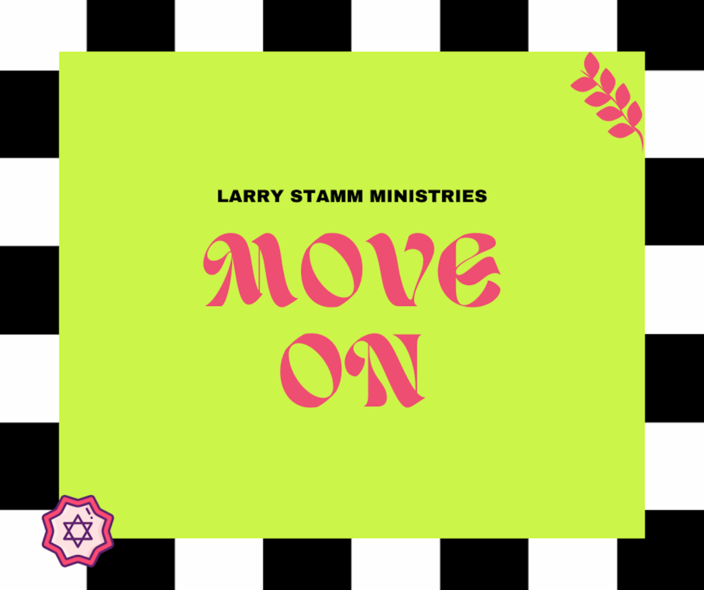 Bright graphic with 'Move On' text.