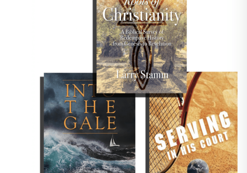 Three books by Larry Stamm on Christian faith.