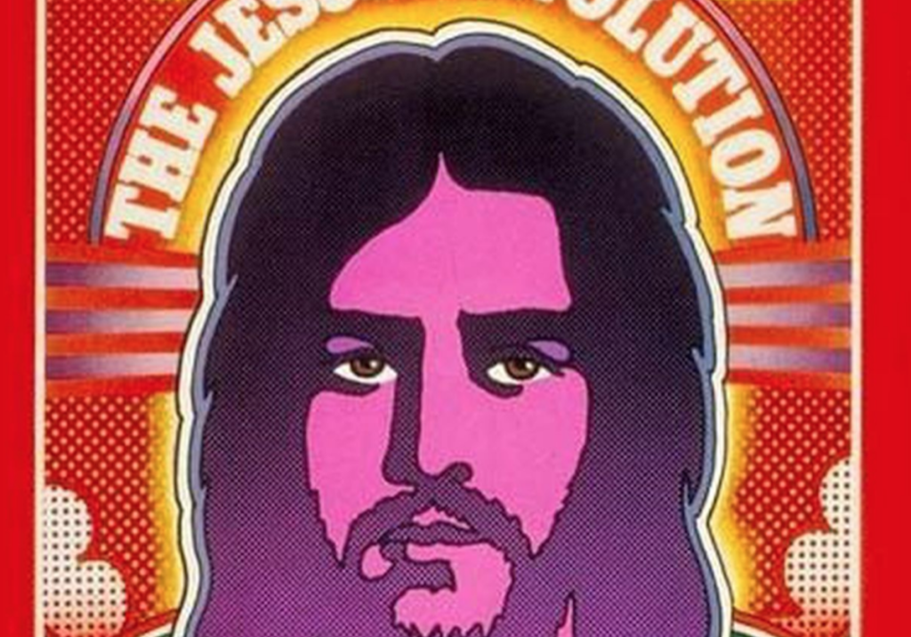 The Jesus revolution poster with a white background