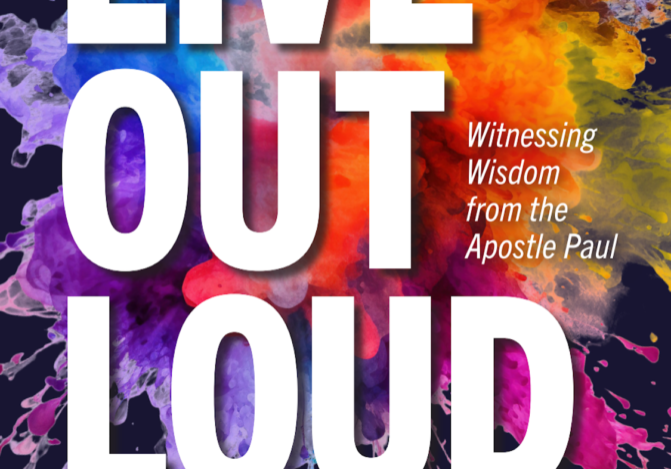 Book cover with title "Live Out Loud"