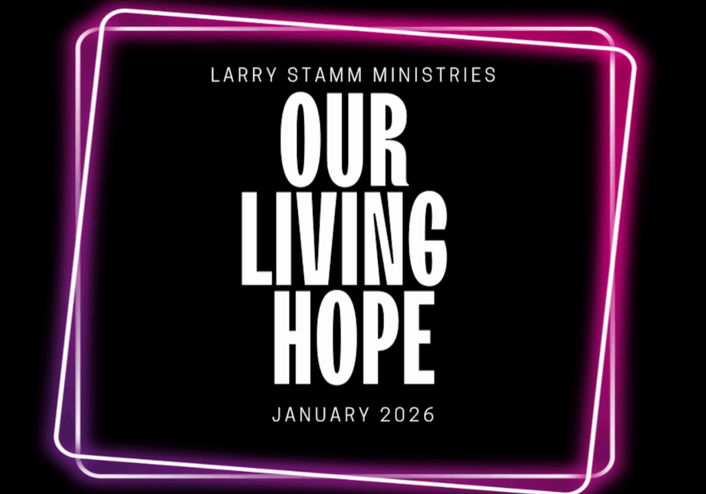Our Living Hope event, January 2026 poster.